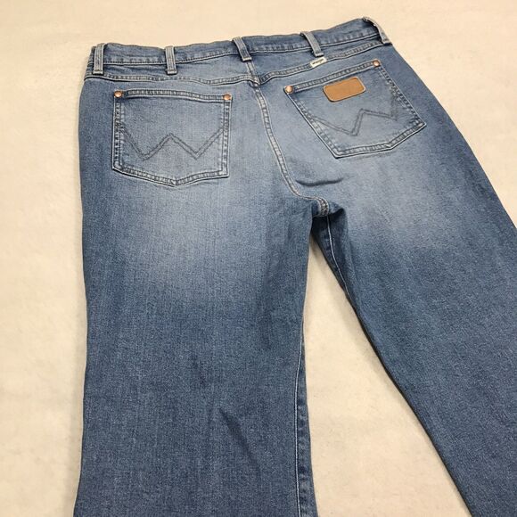 WRANGLER 626 Jeans Women 33x30 Westward High Rise Boot Light Wash Denim Blue - Picture 9 of 16
